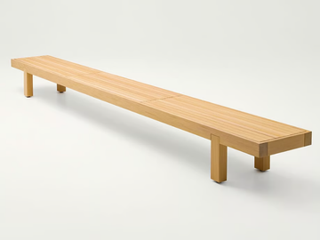 TOKU - Cedarwood garden bench by Paola Lenti - view 2